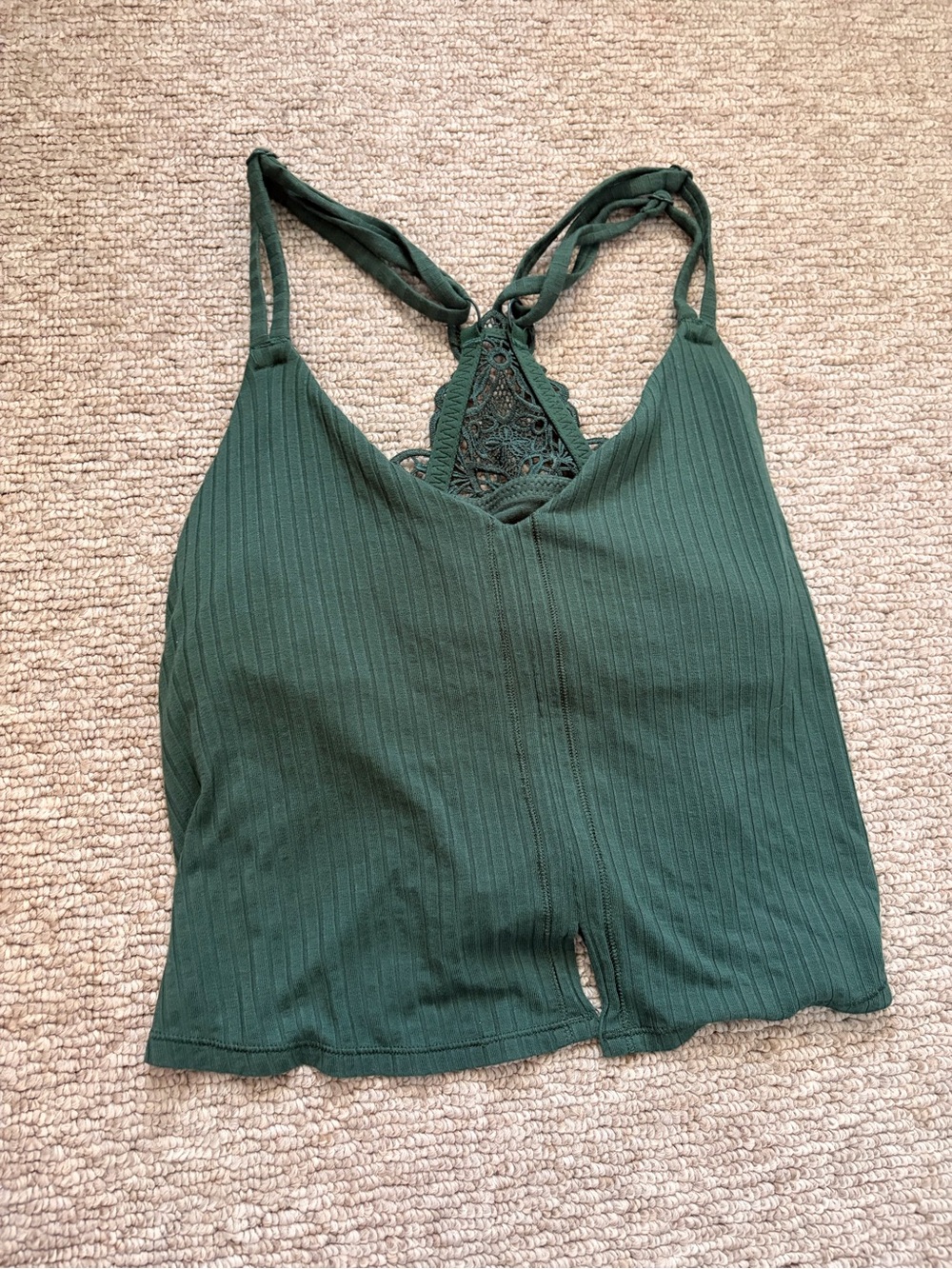 Aerie green tank top